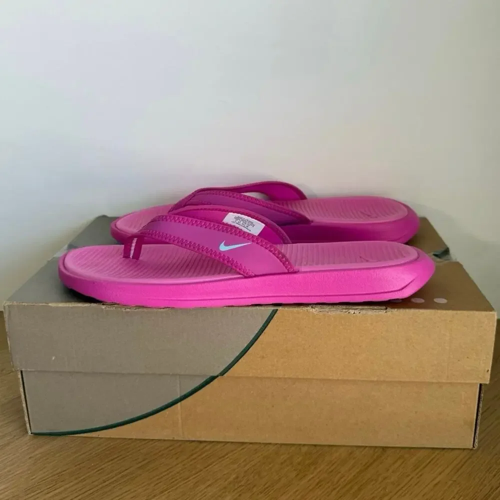 Nike Ultra Celso ‘Hot Pink’ Women Slides Flip Flops - SZ 9 - Picture 4 of 9